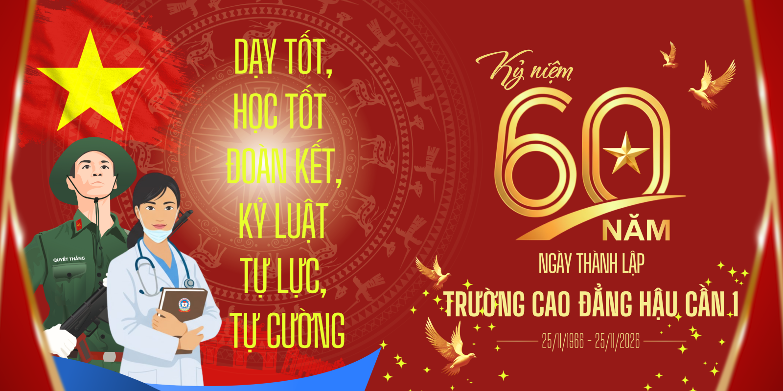 Chào mừng kỉ niệm 60 năm thành lập nhà trường