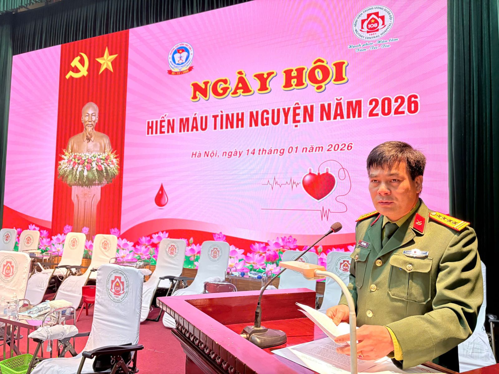 TRƯỜNG CAO ĐẲNG HẬU CẦN 1 “ MỆNH LỆNH TỪ TRÁI TIM – NHỮNG GIỌT MÁU HỒNG KẾT NỐI SỰ SỐNG”